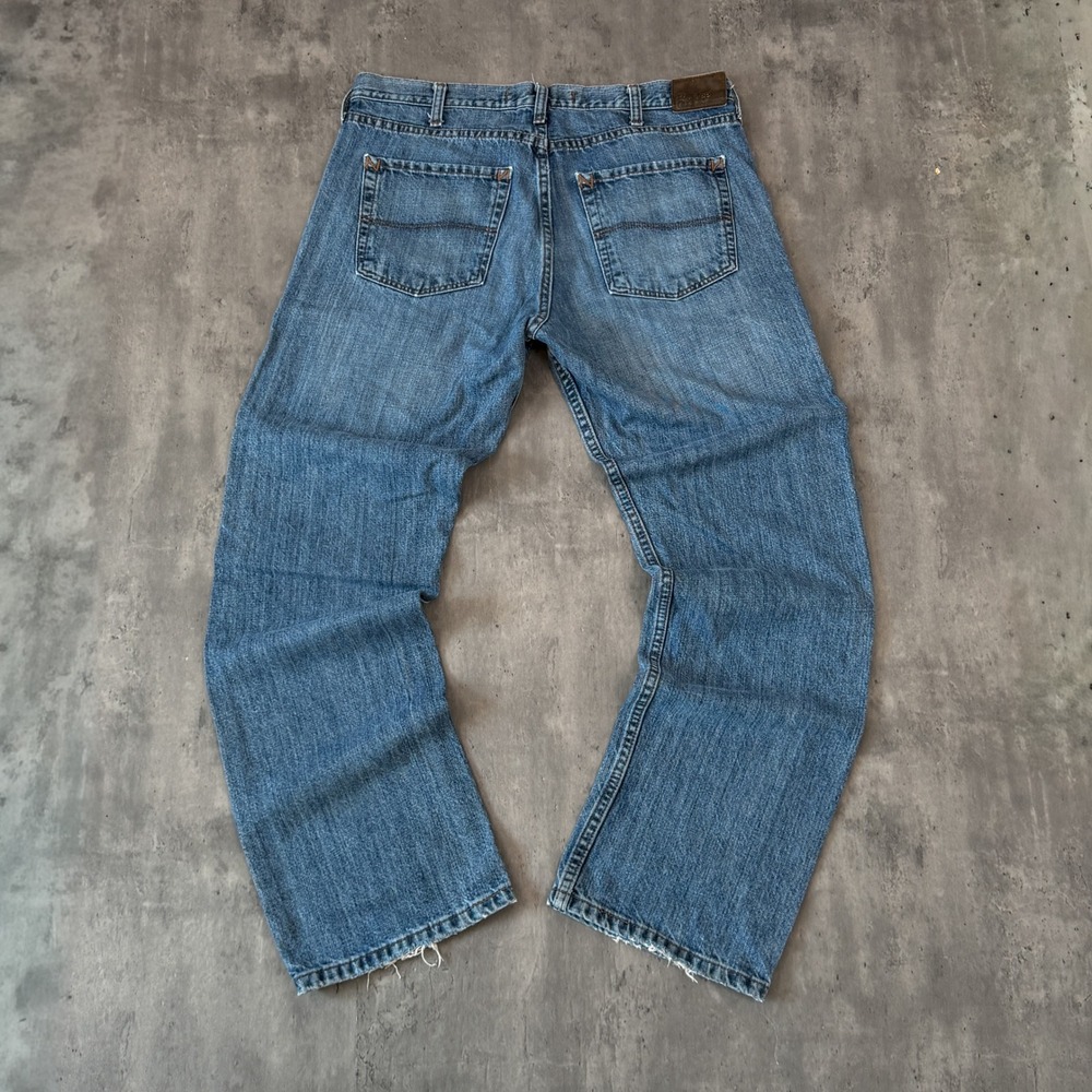 Vintage VTG Y2K 2000's 00's Lee Denim Jeans Baggy Relax Fit Wide Legged Blue
